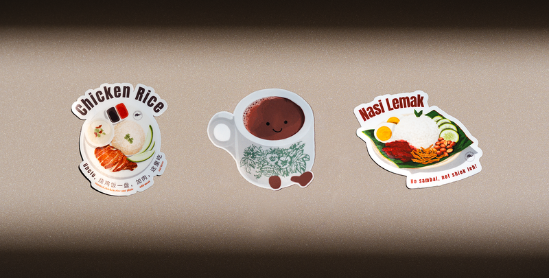 Singapore Local Food Sticker