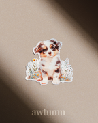 Australian Shepherd Dog Vinyl Sticker | Durable & Waterproof