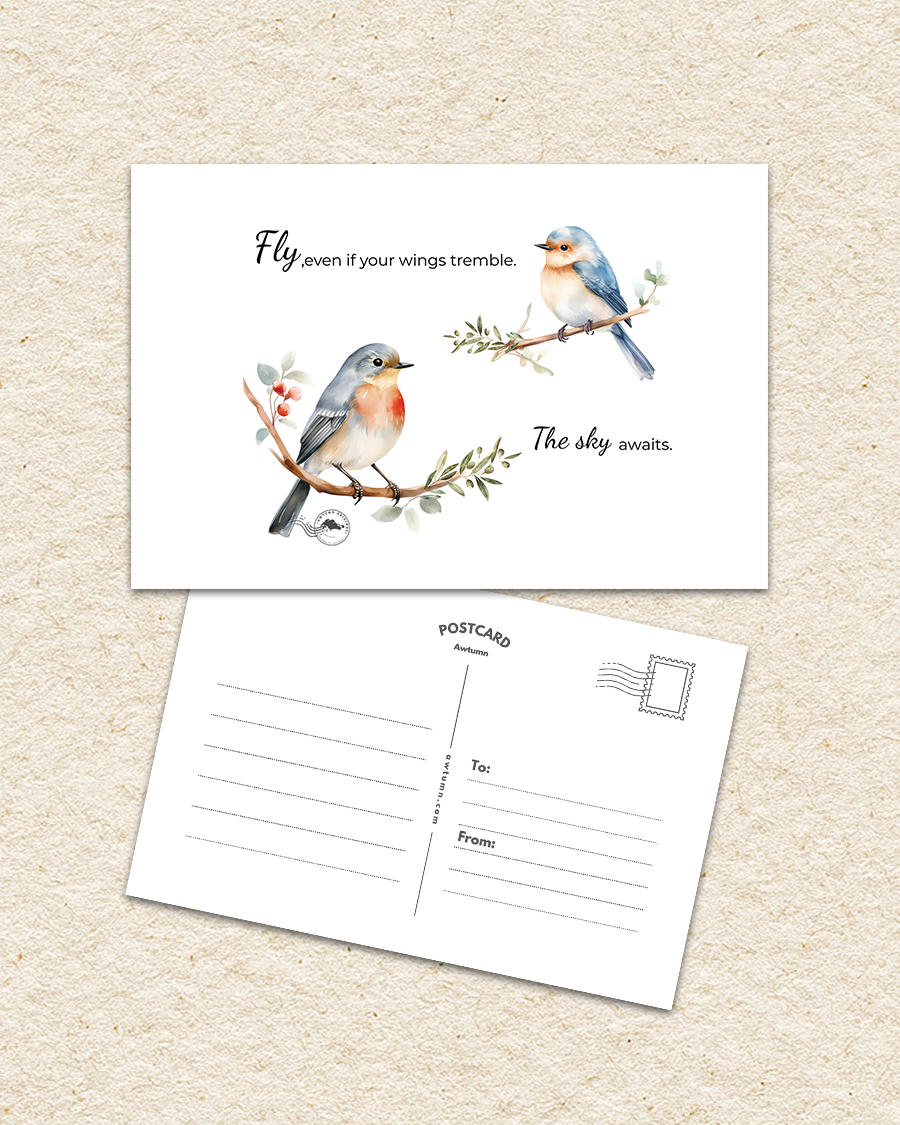Birds & Branches Postcard