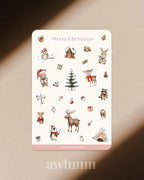 Christmas Themed Sticker Sheet & Sticker Pack