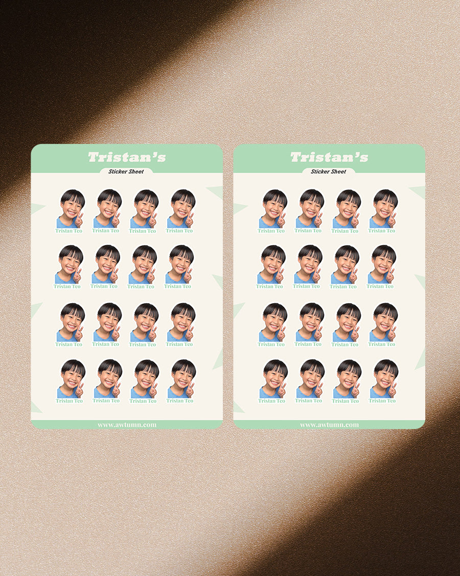 Awtumn Personalised Sticker