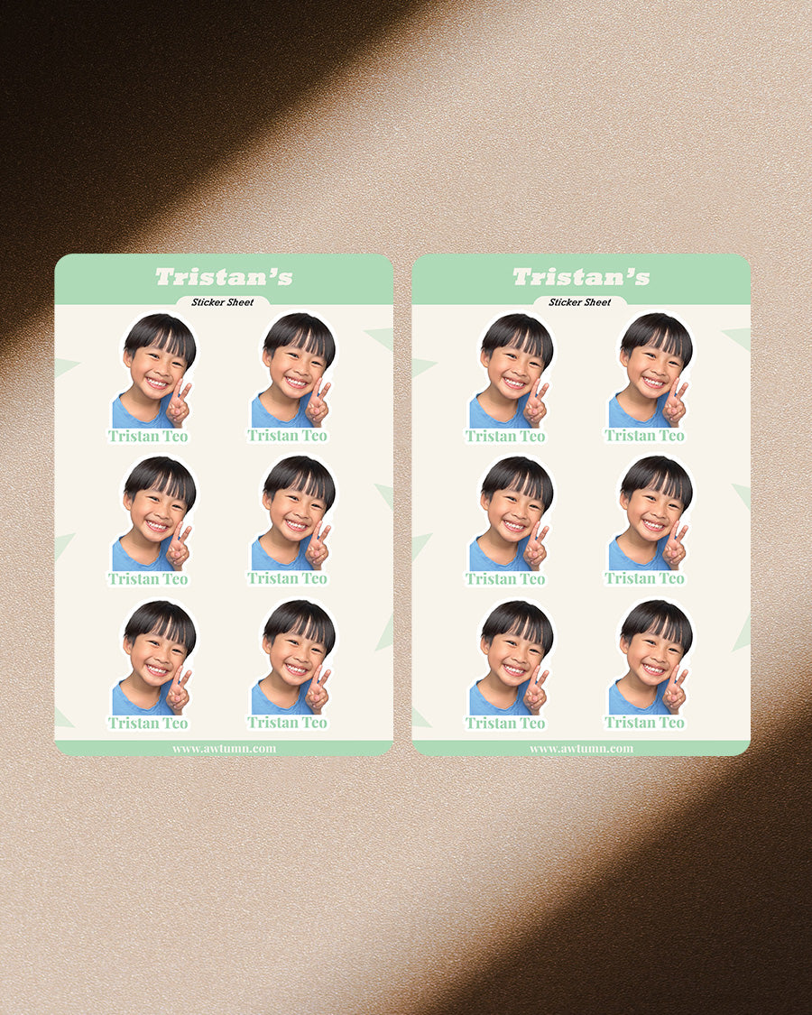 Awtumn Personalised Sticker