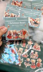 Christmas Themed Sticker Sheet & Sticker Pack