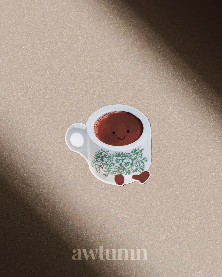 Kopi Vinyl Sticker | Durable & Waterproof