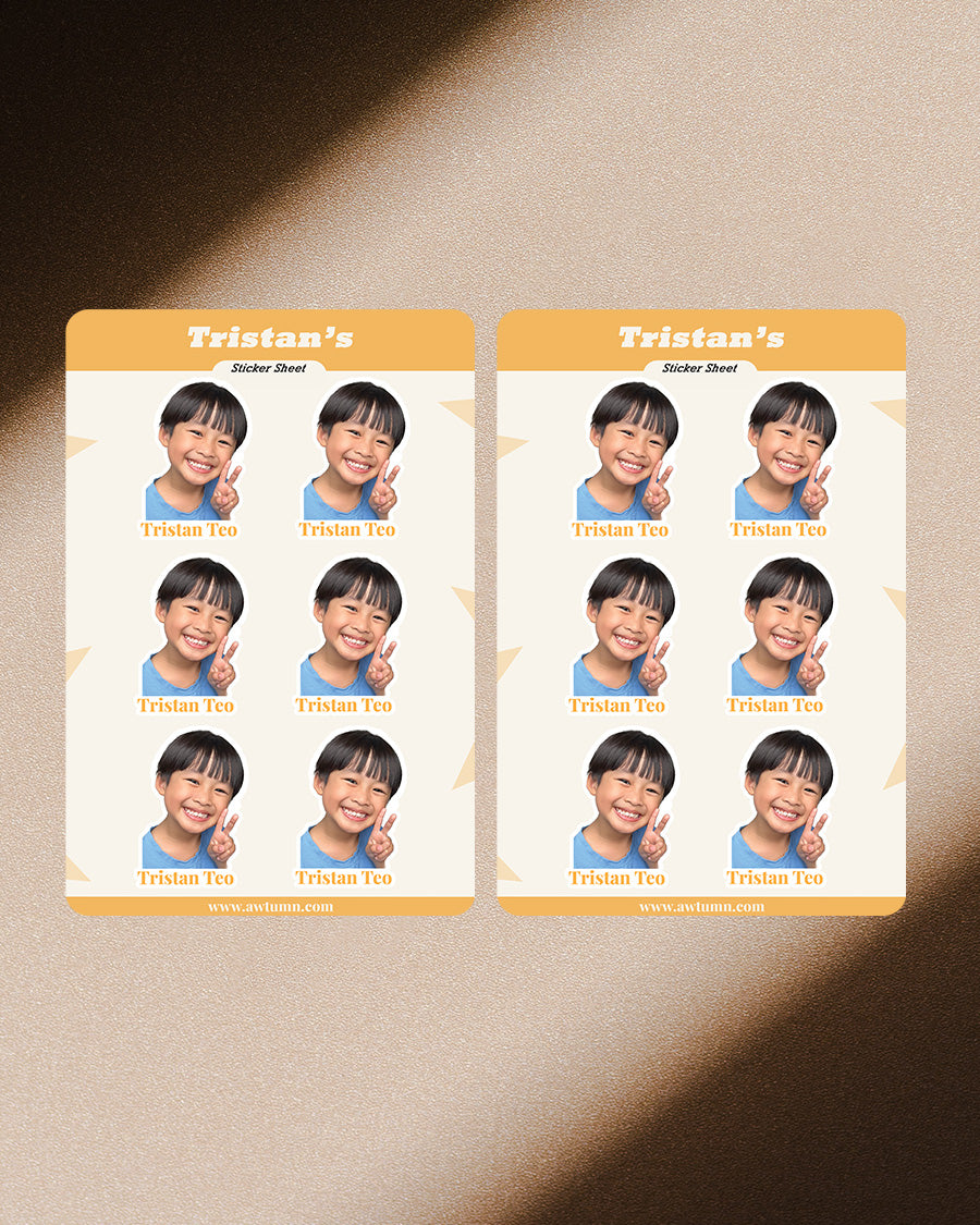 Awtumn Personalised Sticker