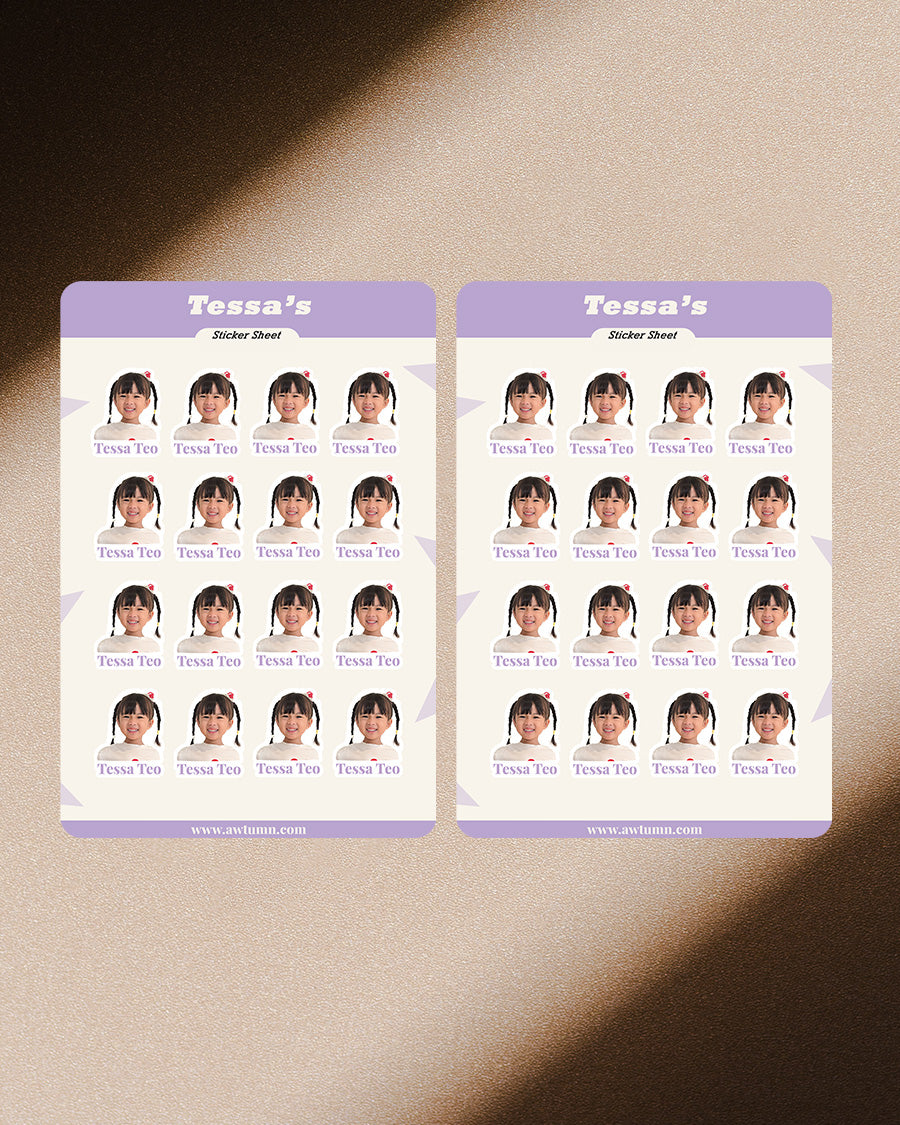 Awtumn Personalised Sticker