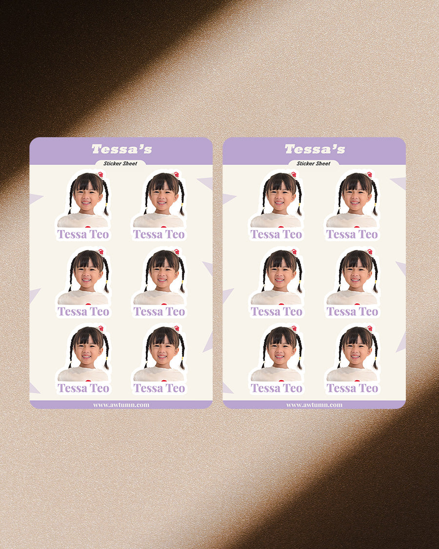 Awtumn Personalised Sticker