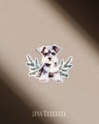 Schnauzer Dog Vinyl Sticker | Durable & Waterproof