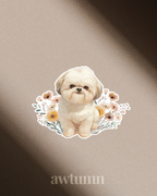 Shih Tzu Dog Vinyl Sticker | Durable & Waterproof